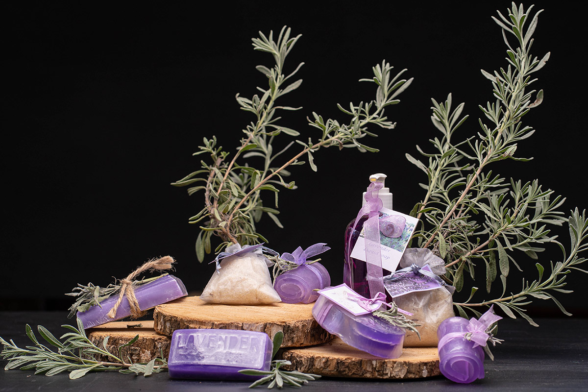 Lavender Scroll