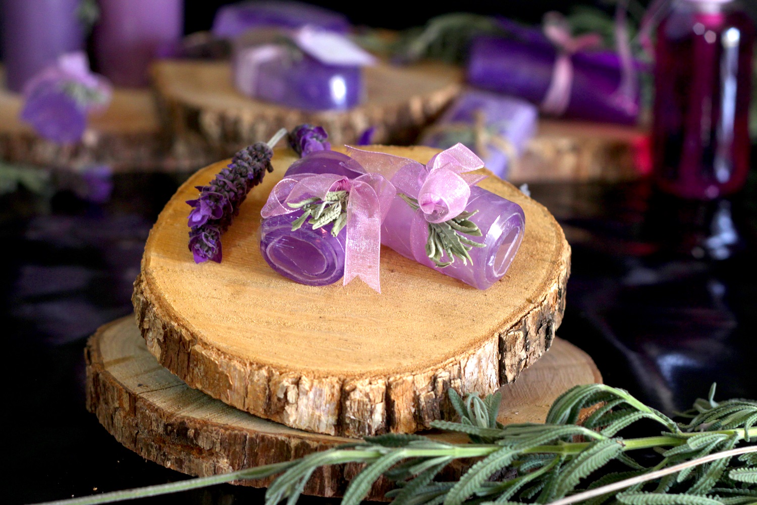 Lavender Scroll