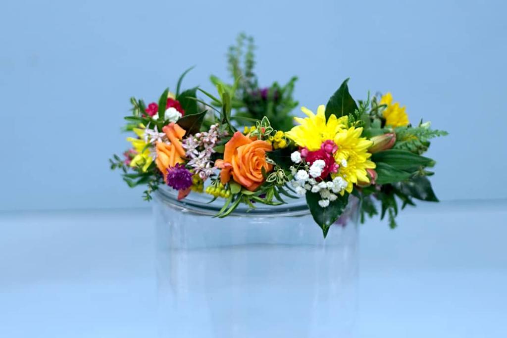 Franjipanji flower crown