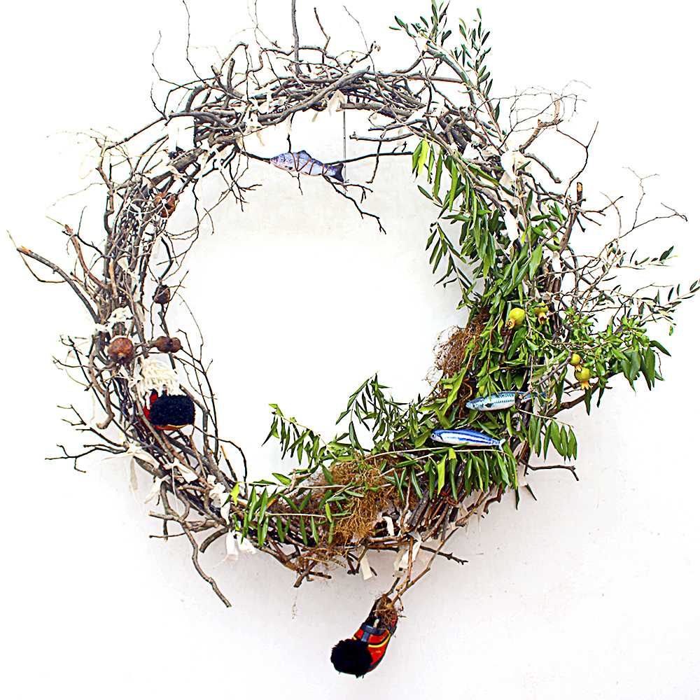 Freedom art wreath