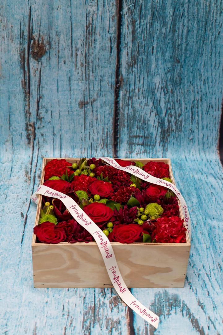 Christmas Flower Crate