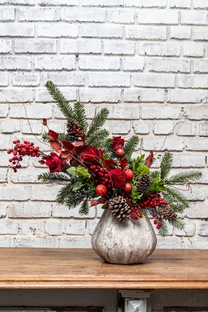 Christmas Vase Arrangement