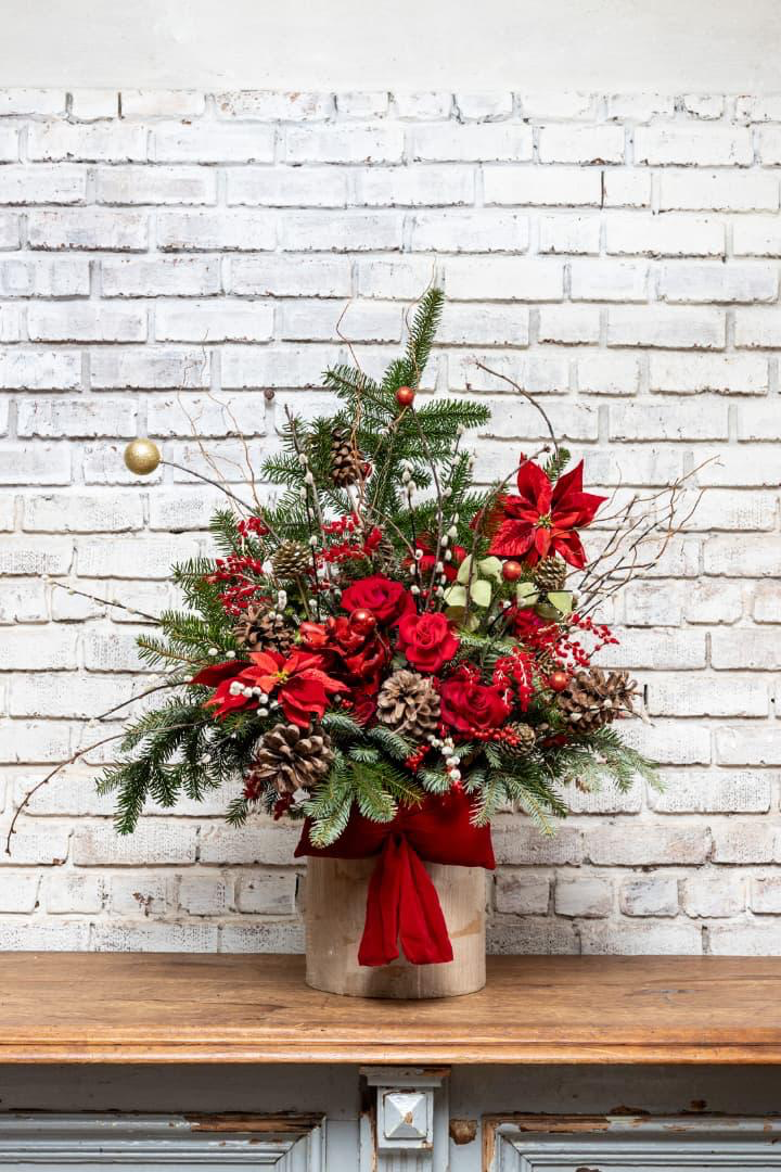 Christmas Woodland Arrangement