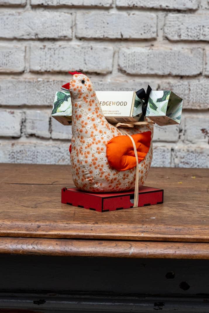 Rooster stand corporate gift presentation