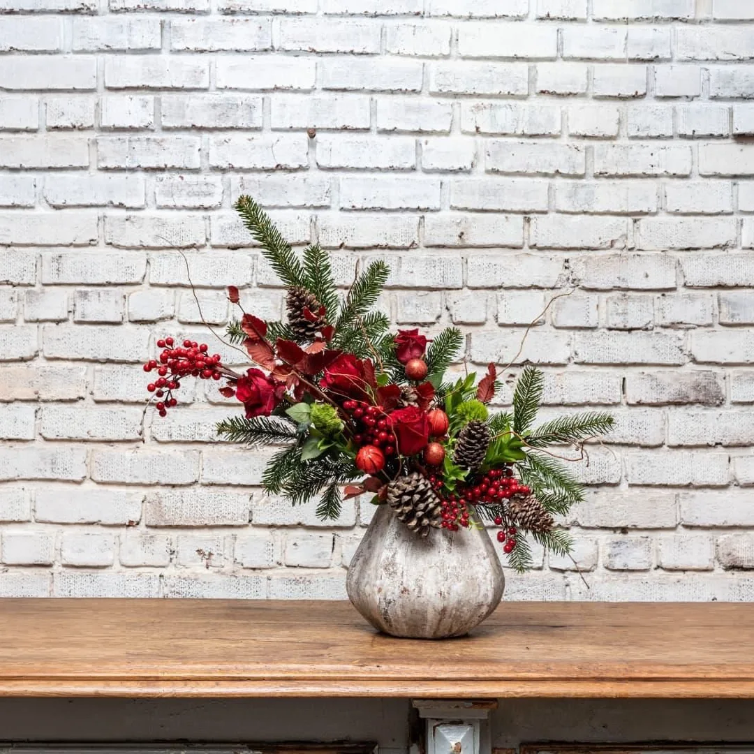 Christmas Vase Arrangement