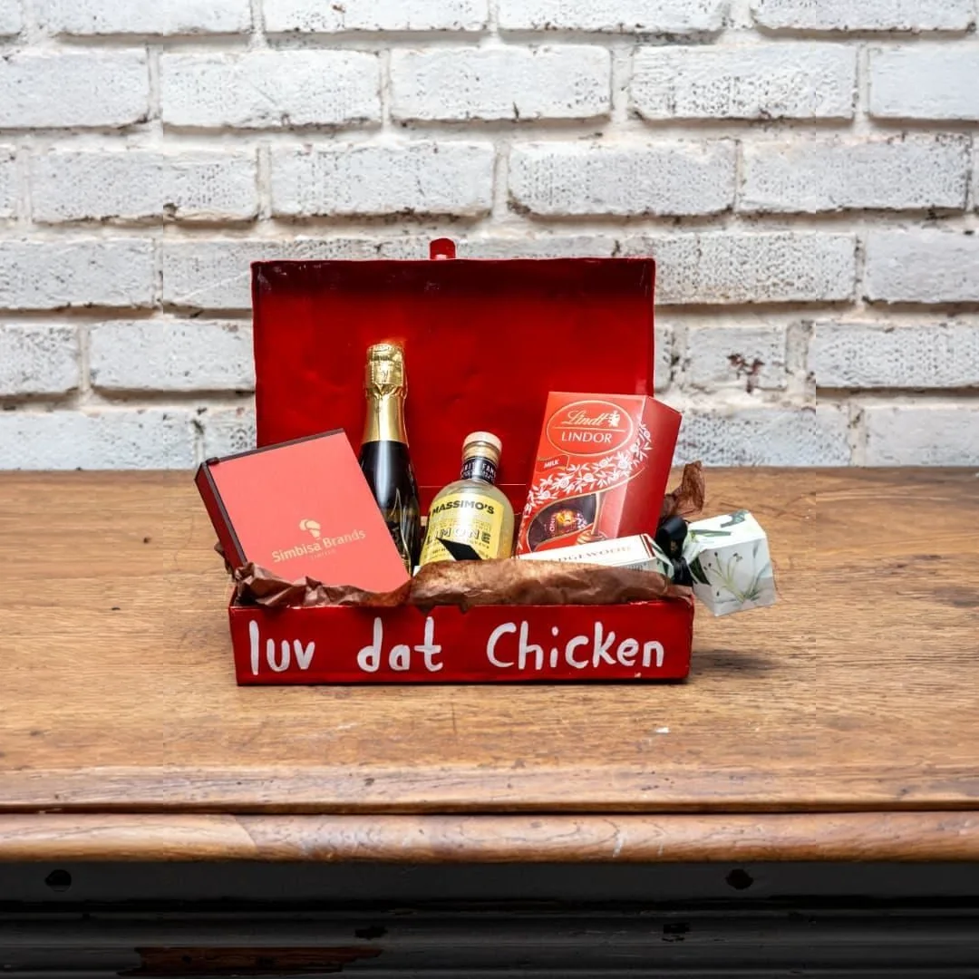 Red Chicken Gift Box