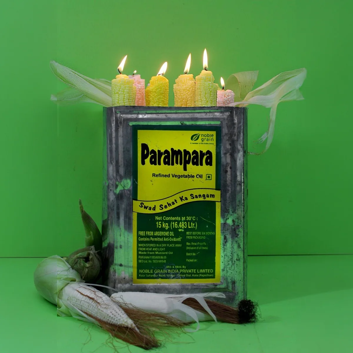 Mealie Cob Novelty Candle