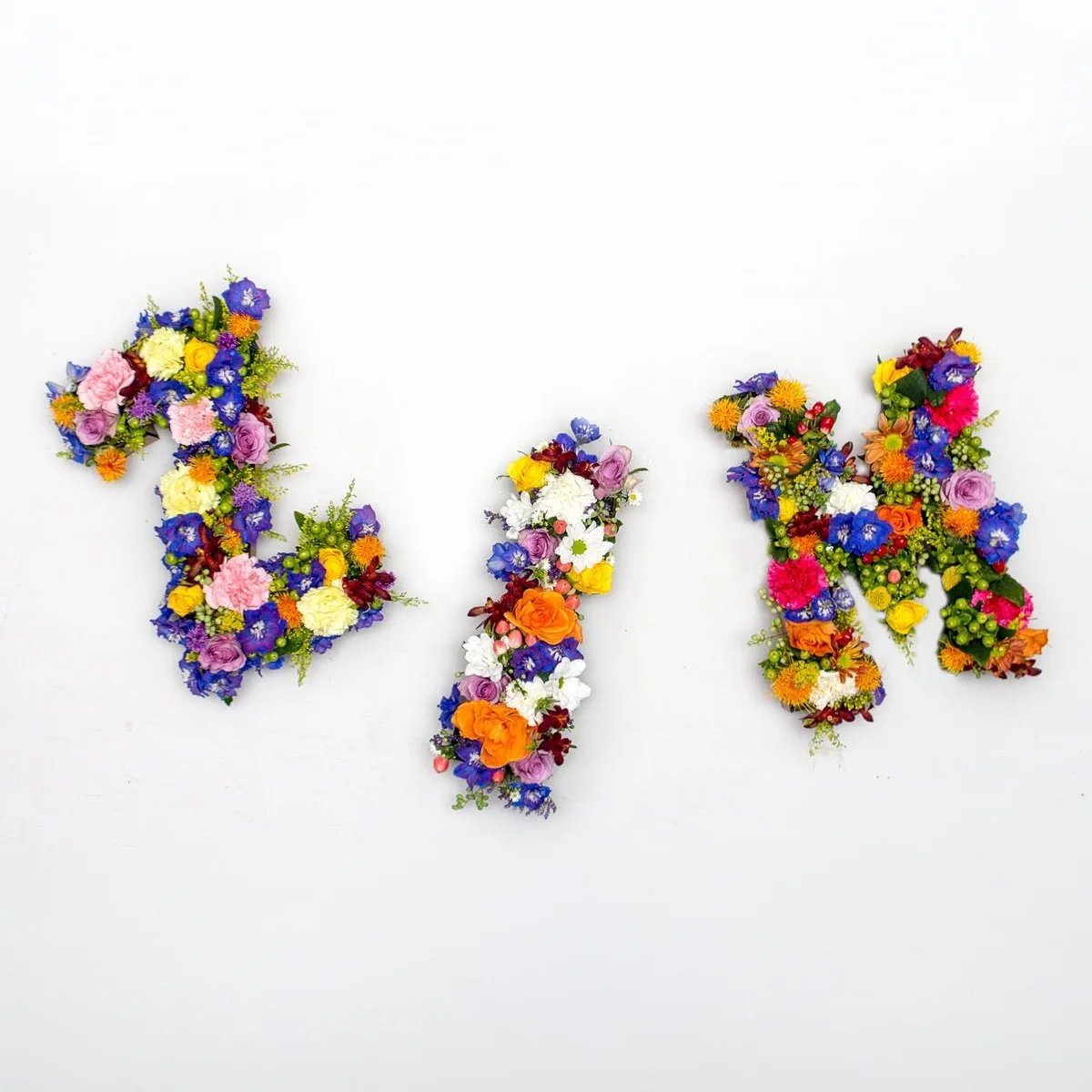 Fresh Flower Letters 3