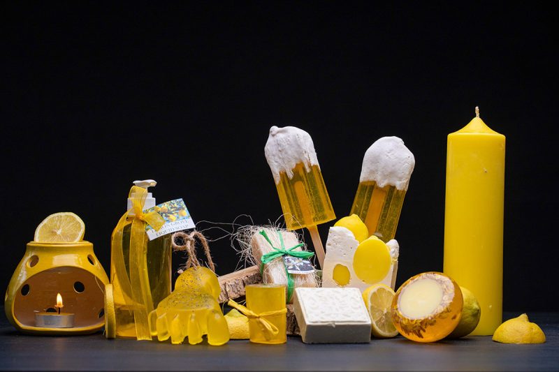 Lemon Foot Soap On A Rope